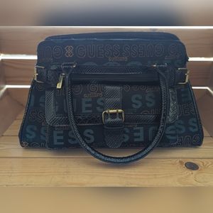 Vintage Guess Fabric Printed Handbag in EXCELLENT Condition